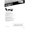 SONY PCM-F1 Owner's Manual cover photo