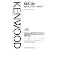 KENWOOD KDC-82 Owner's Manual cover photo