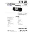 SONY CFDS38 Service Manual cover photo