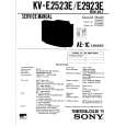 SONY KVE2923 Service Manual cover photo