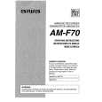 AIWA AMF70 Owner's Manual cover photo