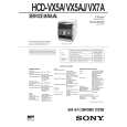 SONY HCDVX7A Service Manual cover photo