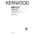 KENWOOD MDV-313 Owner's Manual cover photo