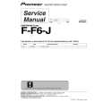 PIONEER F-F6-J/WYXCN5 Service Manual cover photo