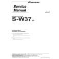 PIONEER S-W37 Service Manual cover photo