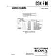 SONY CDX-F10 Service Manual cover photo
