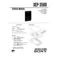 SONY XEP3500 Service Manual cover photo