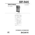 SONY SRFR405 Service Manual cover photo