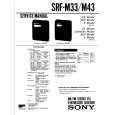 SONY SRF-M43 Service Manual cover photo