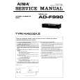 AIWA ADF990 Service Manual cover photo