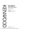 KENWOOD KXW6070 Owner's Manual cover photo