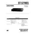 SONY STS770ES Service Manual cover photo