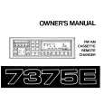 ALPINE 7375/E Owner's Manual cover photo