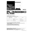 PIONEER PL560 1985/1986 Version Service Manual cover photo