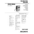 SONY TCM20DV Service Manual cover photo