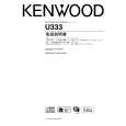 KENWOOD U333 Owner's Manual cover photo