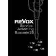 REVOX A36 Service Manual cover photo