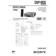 SONY DVPM35 Service Manual cover photo