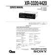 SONY XR-4420 Service Manual cover photo