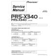 PIONEER PRS-X340-2 Service Manual cover photo