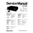 TECHNICS SV360 Service Manual cover photo