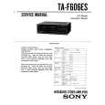 SONY TA-F606ES Service Manual cover photo