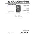SONY SSDX30 Service Manual cover photo