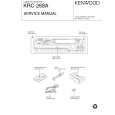 KENWOOD KRC268A Service Manual cover photo