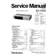 TECHNICS SUZ400 Service Manual cover photo