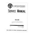 KENWOOD KA-80 Service Manual cover photo