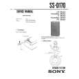 SONY SS-D170 Service Manual cover photo