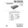 SONY XM2252HX Owner's Manual cover photo