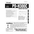TEAC PD-H300C Owner's Manual cover photo