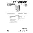 SONY WMEX500 Service Manual cover photo