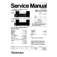 TECHNICS SCCH750 Service Manual cover photo