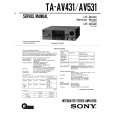SONY TA-AV431 Service Manual cover photo