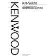 KENWOOD KR-V8010 Owner's Manual cover photo