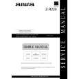 AIWA ZR220 EZK Service Manual cover photo