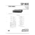 SONY SDPN600 Service Manual cover photo