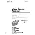 SONY CCD-TRV87 Owner's Manual cover photo
