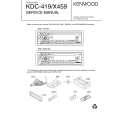 KENWOOD KDCX459 Service Manual cover photo