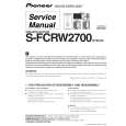 PIONEER S-FCRW2700 Service Manual cover photo