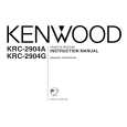 KENWOOD KRC-2904A Owner's Manual cover photo