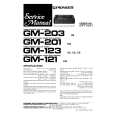 PIONEER GM121 Service Manual cover photo