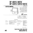 SONY KP61V15 Service Manual cover photo