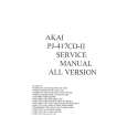 AKAI PJ-417CD-II Service Manual cover photo