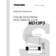 TOSHIBA MD13P3 Service Manual cover photo