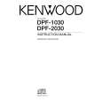 KENWOOD DPF-1030 Owner's Manual cover photo