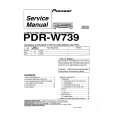 PIONEER PDRW739 Service Manual cover photo
