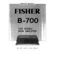 FISHER B700 Service Manual cover photo
